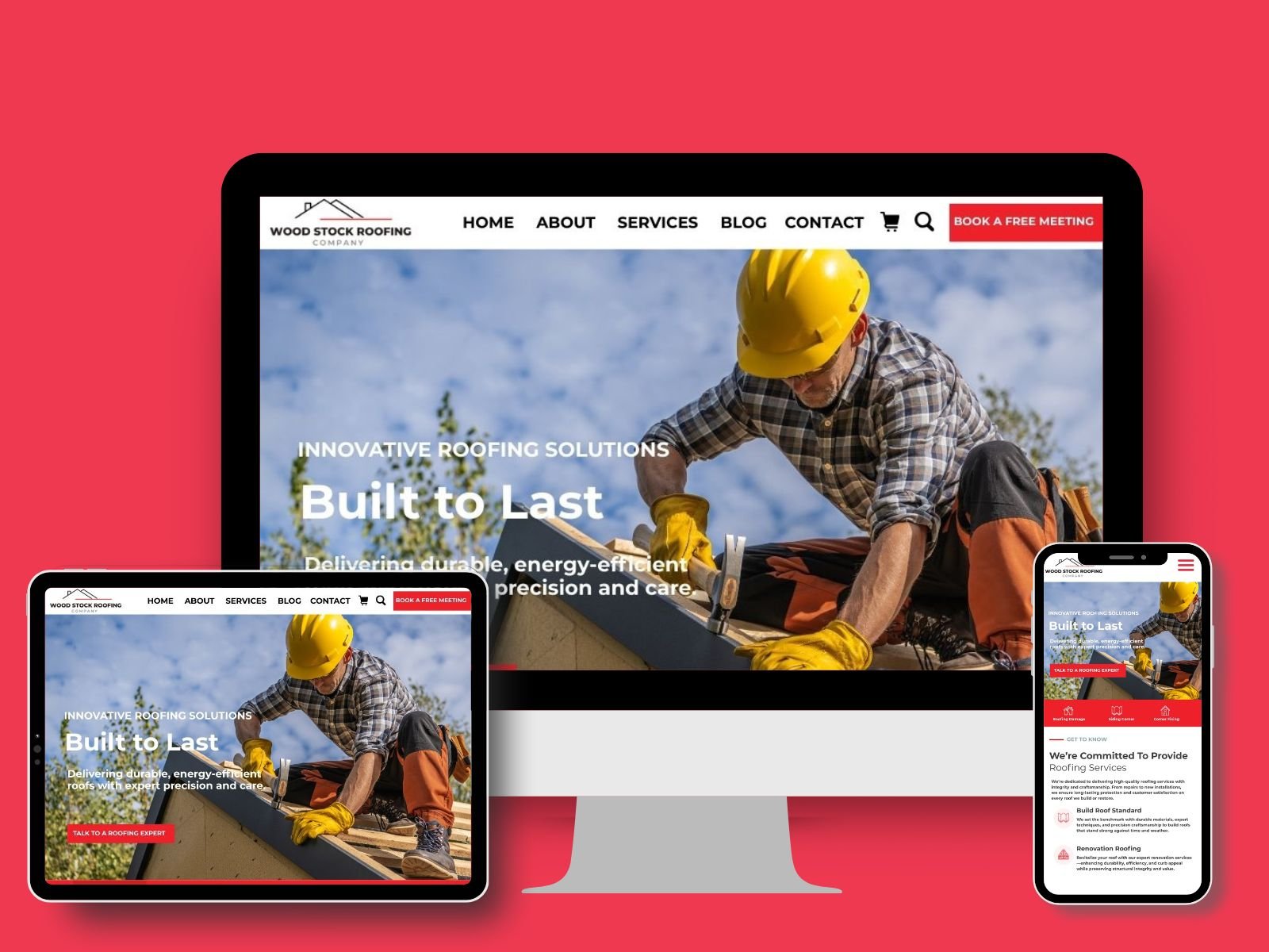 Roofing Web Design